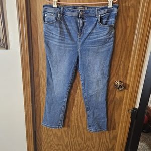 Torrid crop misfit super skinny medium wash